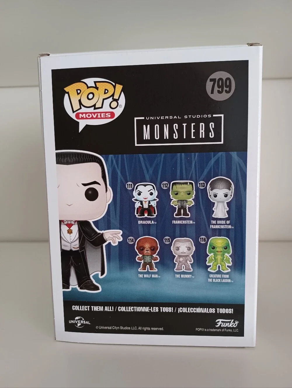 Dracula 799 Universal Studios‎ Monsters Horror Movies Vinyl Figure Funko Pop